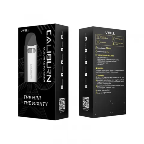 UWELL CALIBURN AZ3 ELEKTRONICKÁ CIGARETA 750MAH GRAY